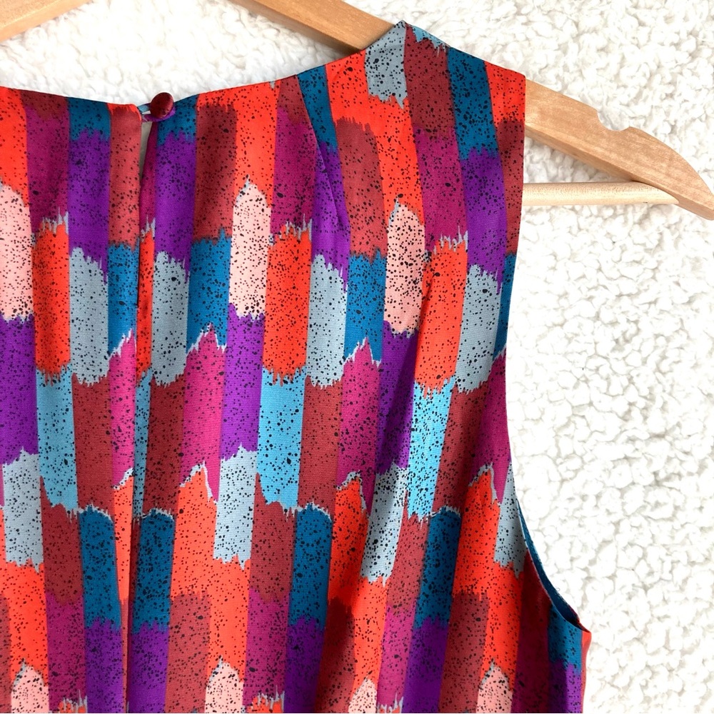 Fossil Women's sleeveless multi-color drop waist dress, Sz XS - Picture 16 of 17